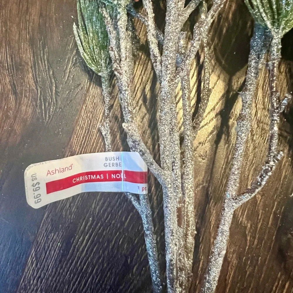Holiday garland and stems